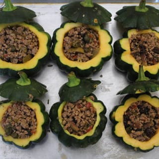 Rellene las calabacitas