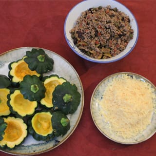 calabacitas ahuecadas