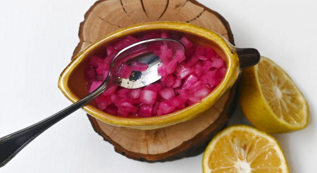 Historia de Cebolla Morada Encurtida