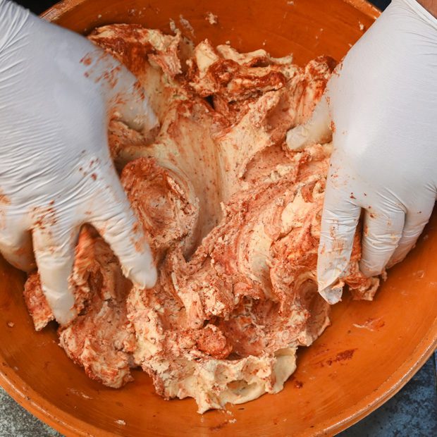 Masa con recado chachacua