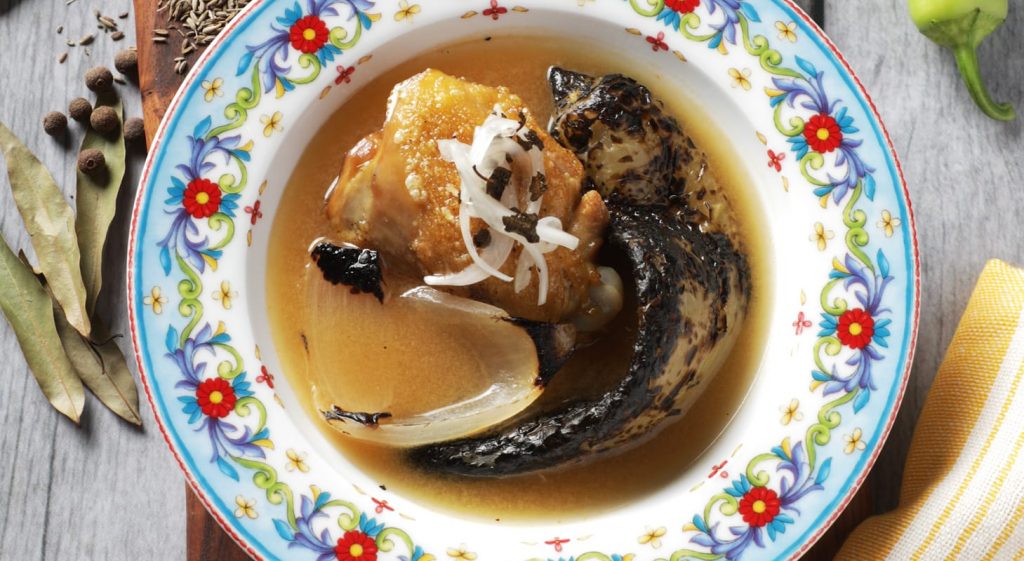 Historia de Escabeche de gallina de patio