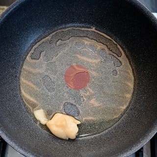  olla a fuego medio caliente la manteca