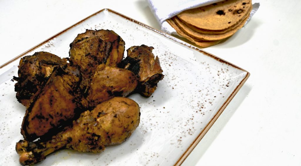 K´aak´bil Kash (Pollo Asado estilo Maya)