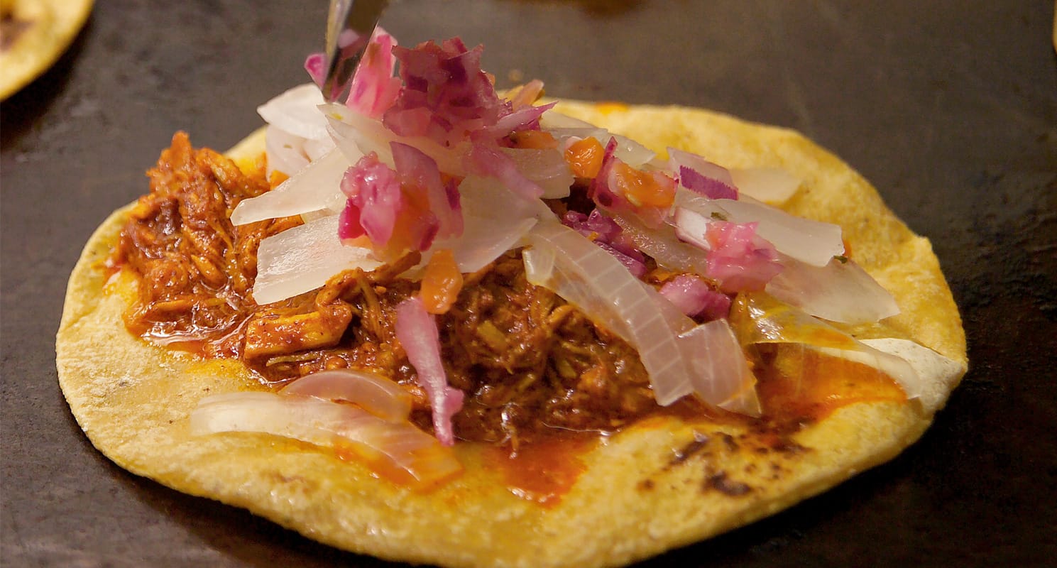 Panuchos de Cochinita Pibil estilo RMZ