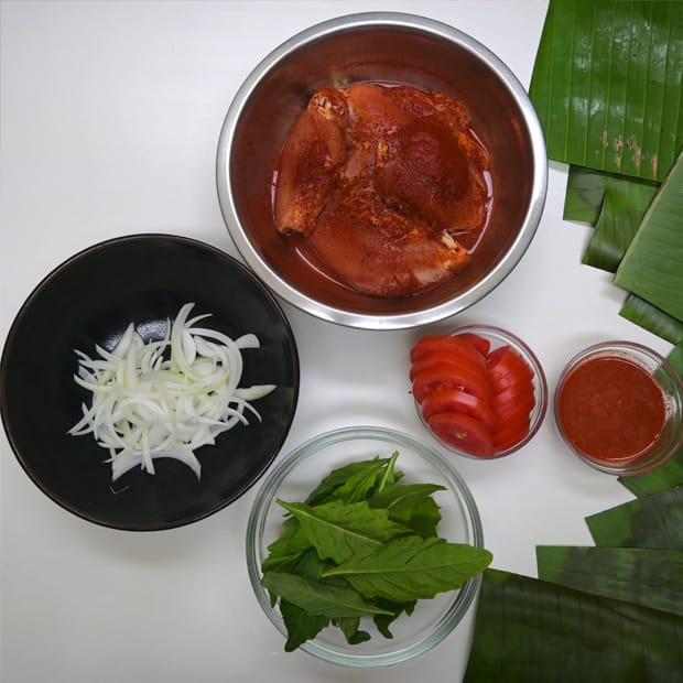 Pibil pollo ingredientes