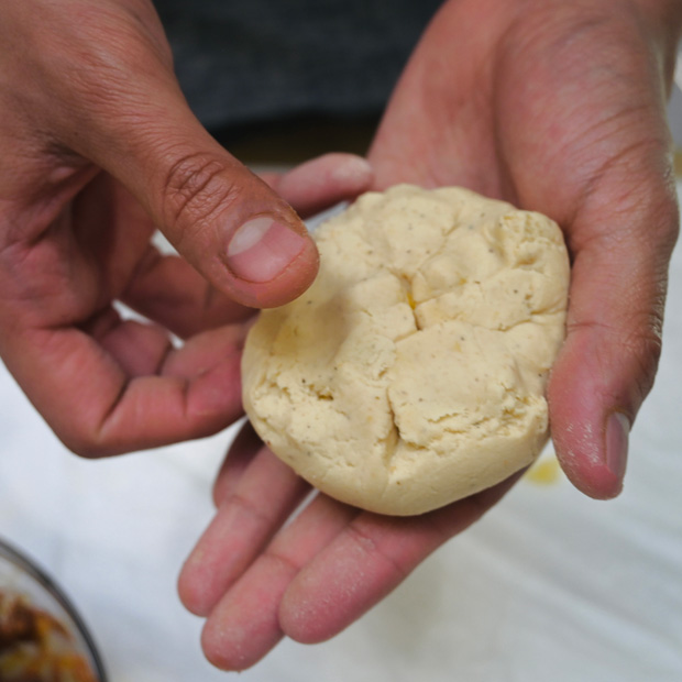 Cerrando polcan con relleno
