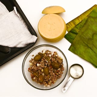 Ingredientes queso relleno