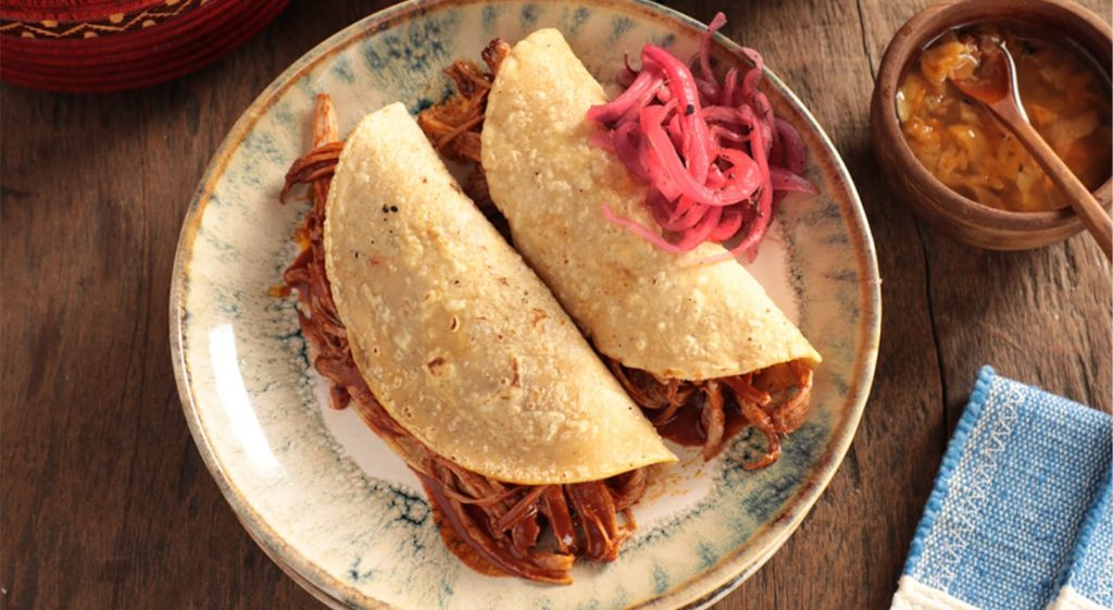 Tacos de Cochinita Pibil de Mérida