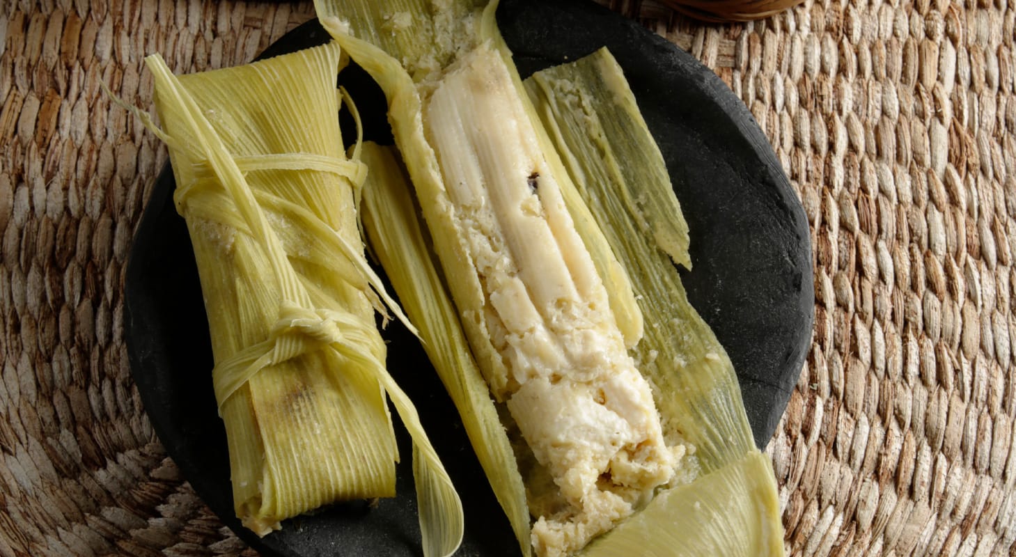 Tamal Dulce de Elote